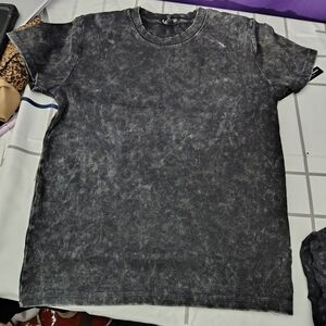 Love Nation Charcoal Acid Wash Tee